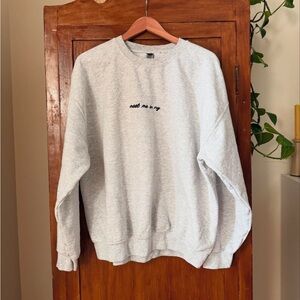 New York crewneck (heather gray)